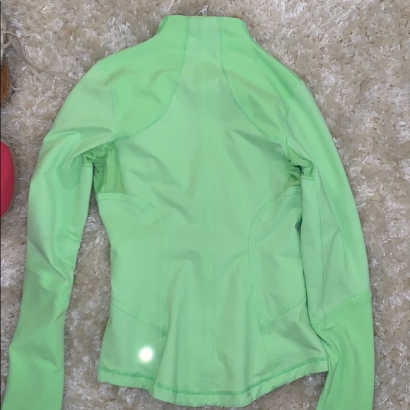 Bright Green Lululemon Workout Jacket - Picture 3 of 4